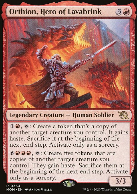 Orthion, Hero of Lavabrink [March of the Machine]