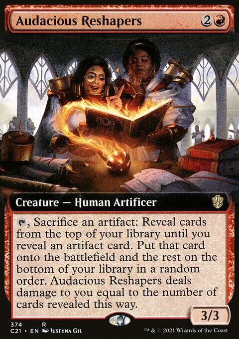 Audacious Reshapers (Extended Art) [Commander 2021]