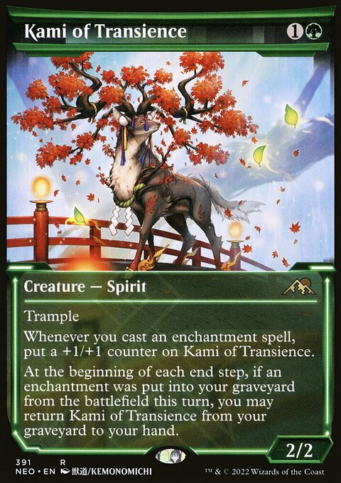 Kami of Transience (Showcase Soft Glow) [Kamigawa: Neon Dynasty]