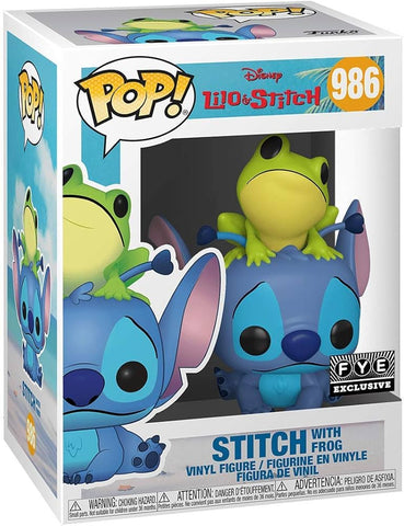 Lilo & Stitch #986 - Stitch with Frog US Exclusive Pop! Vinyl [RS]