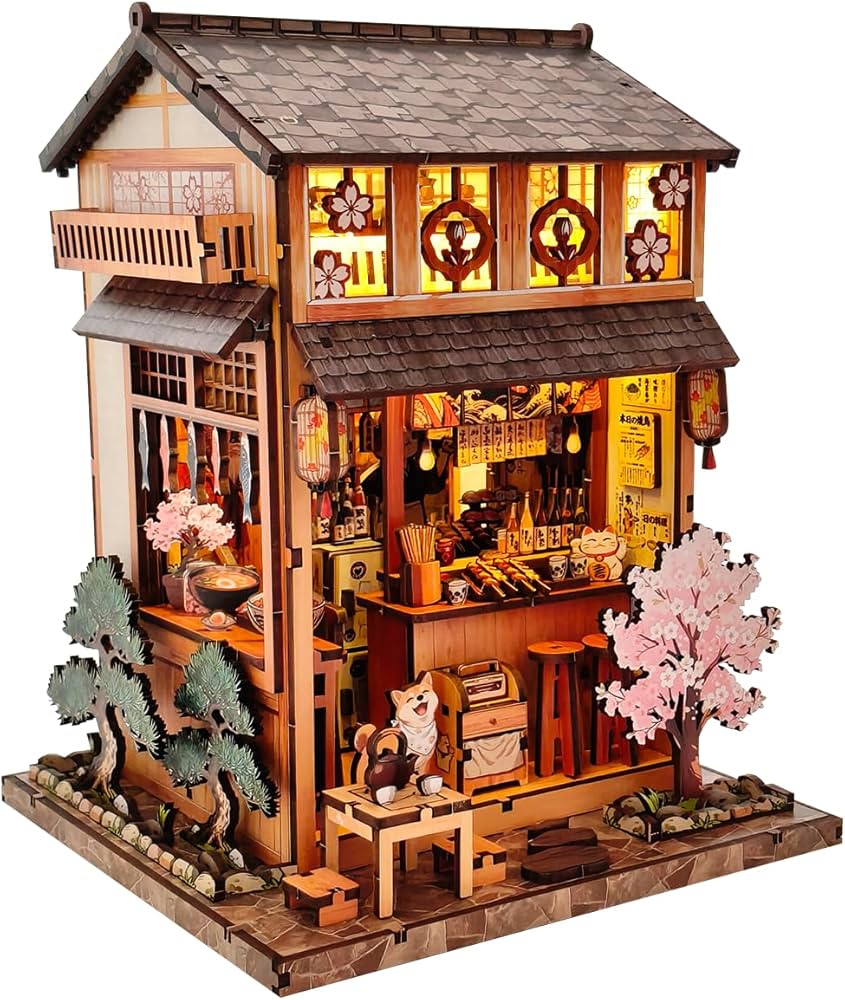 Japanese Style Yakitori House - DIY 3D Puzzle [SJ-043]