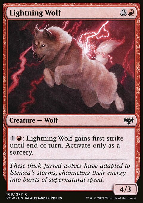 Lightning Wolf [Innistrad: Crimson Vow]