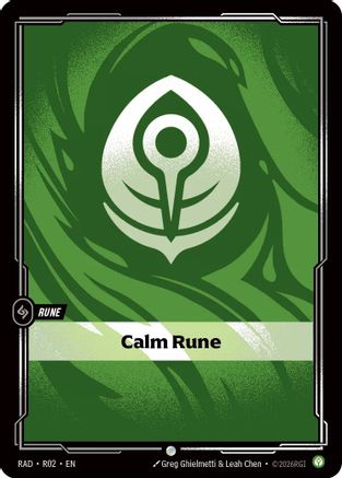 Calm Rune (R02) - Radiance Foil