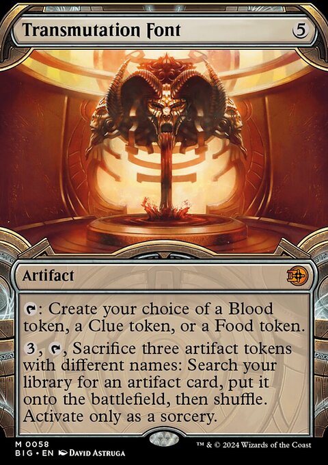 Transmutation Font (Showcase) [Outlaws of Thunder Junction: The Big Score]