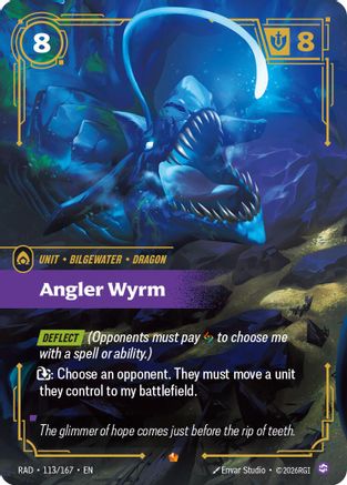 Angler Wyrm (113/167) - Radiance Foil