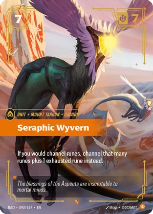 Seraphic Wyvern (092/167) - Radiance Foil