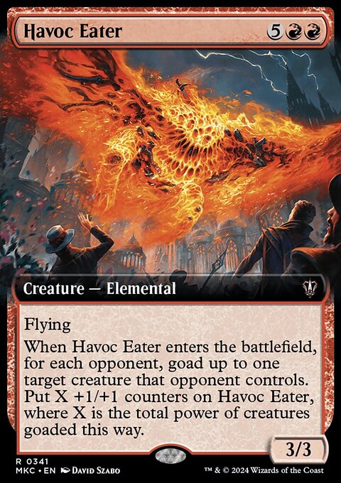 Havoc Eater (Extended Art) [Murders at Karlov Manor Commander]