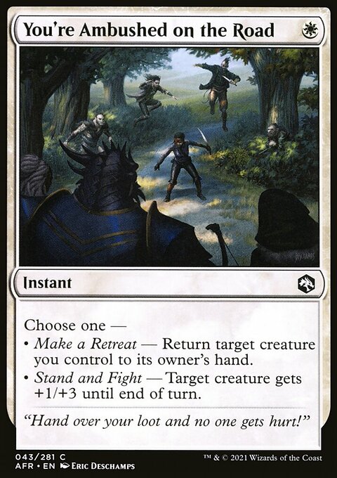 You're Ambushed on the Road [Dungeons & Dragons: Adventures in the Forgotten Realms]