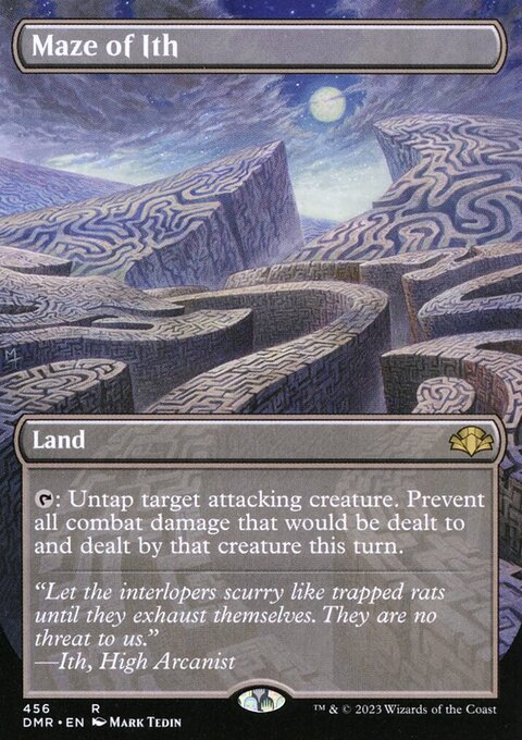Maze of Ith (Borderless Alternate Art) [Dominaria Remastered]