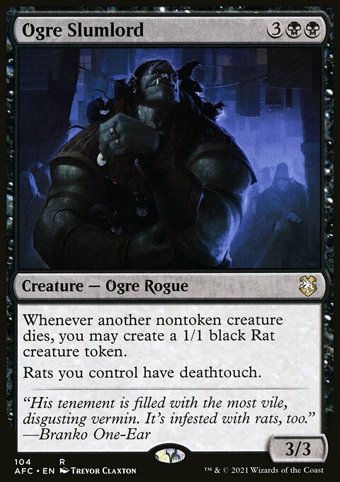 Ogre Slumlord [Dungeons & Dragons: Adventures in the Forgotten Realms Commander]