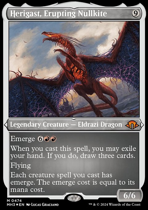 Herigast, Erupting Nullkite (Foil Etched) [Modern Horizons 3]