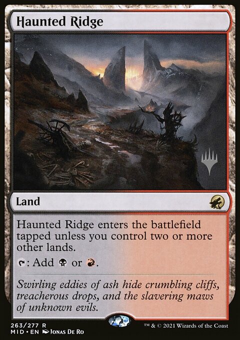 Haunted Ridge (Promo Pack) [Innistrad: Midnight Hunt Promos]