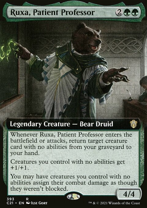 Ruxa, Patient Professor (Extended Art) [Commander 2021]