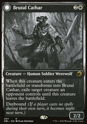 Brutal Cathar // Moonrage Brute [Innistrad: Double Feature]