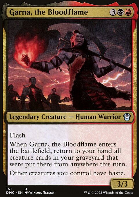 Garna, the Bloodflame [Dominaria United Commander]