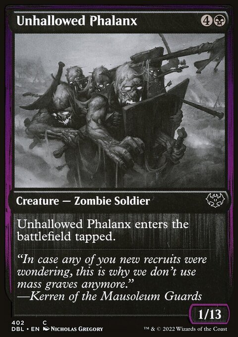 Unhallowed Phalanx [Innistrad: Double Feature]