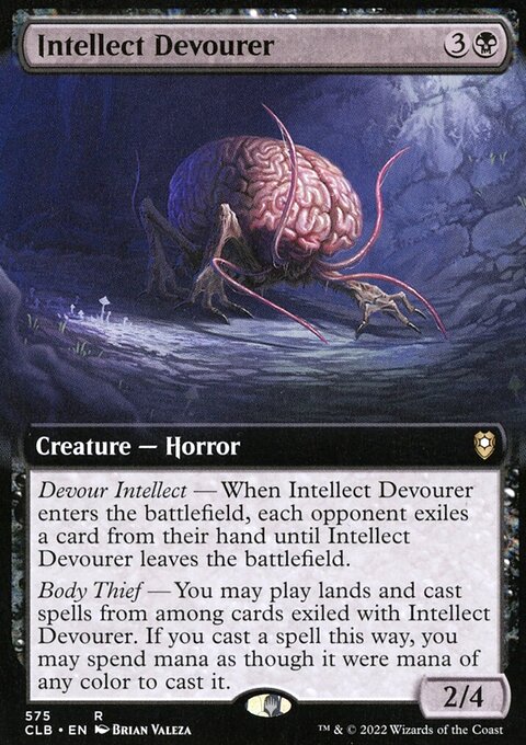 Intellect Devourer (Extended Art) [Commander Legends: Battle for Baldur's Gate]