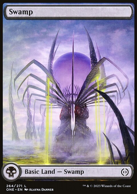 Swamp (264) (Full-Art) [Phyrexia: All Will Be One]