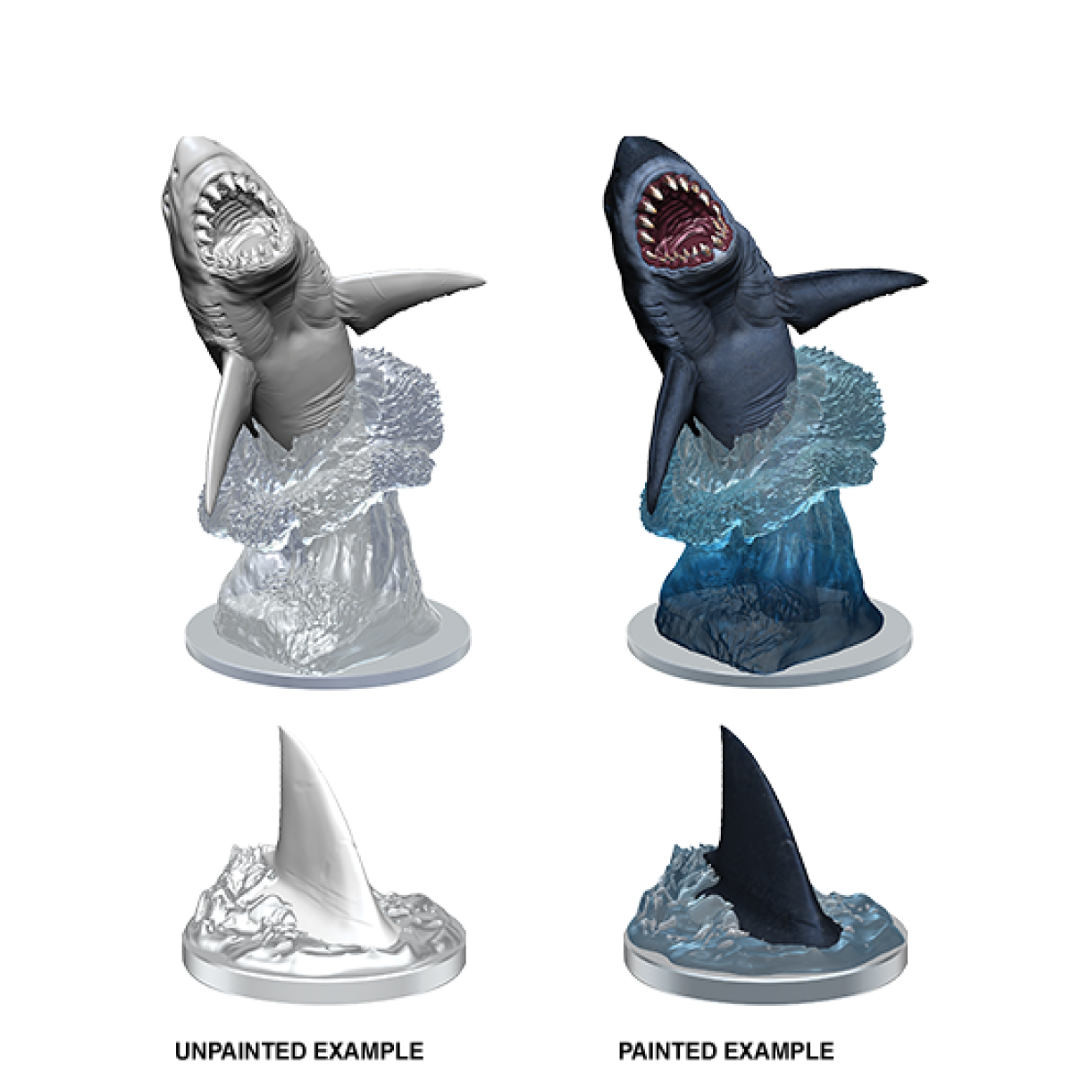 WizKids Deep Cuts Unpainted Miniatures Shark