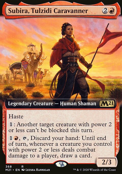 Subira, Tulzidi Caravanner (Extended Art) [Core Set 2021]