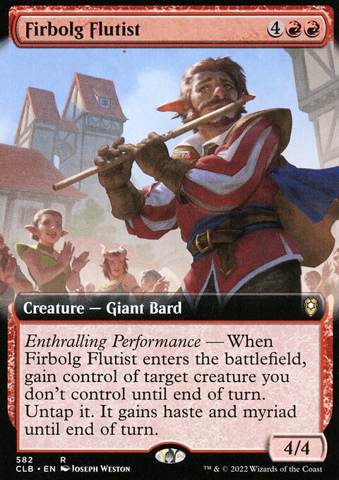 Firbolg Flutist (Extended Art) [Commander Legends: Battle for Baldur's Gate]