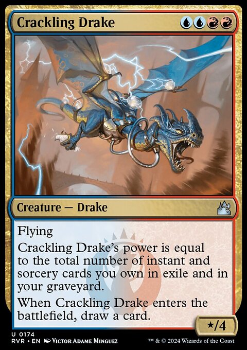 Crackling Drake [Ravnica Remastered]