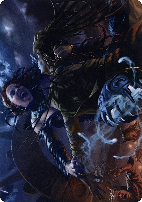 Olivia's Midnight Ambush Art Card [Innistrad: Midnight Hunt Art Series]