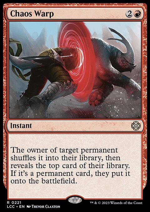 Chaos Warp [The Lost Caverns of Ixalan Commander]