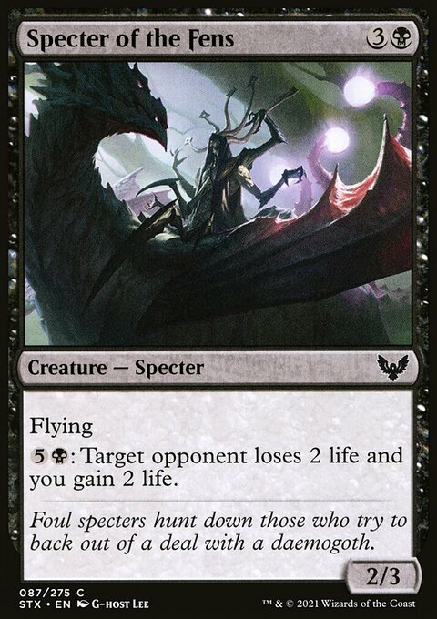 Specter of the Fens [Strixhaven: School of Mages]