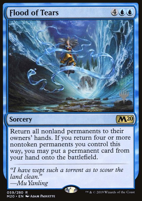 Flood of Tears [Core Set 2020 Prerelease Promos]