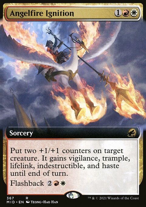Angelfire Ignition (Extended Art) [Innistrad: Midnight Hunt]