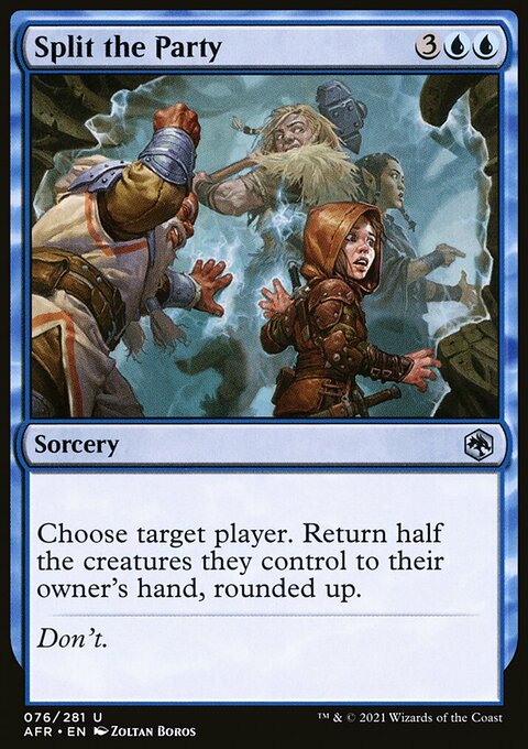 Split the Party [Dungeons & Dragons: Adventures in the Forgotten Realms]
