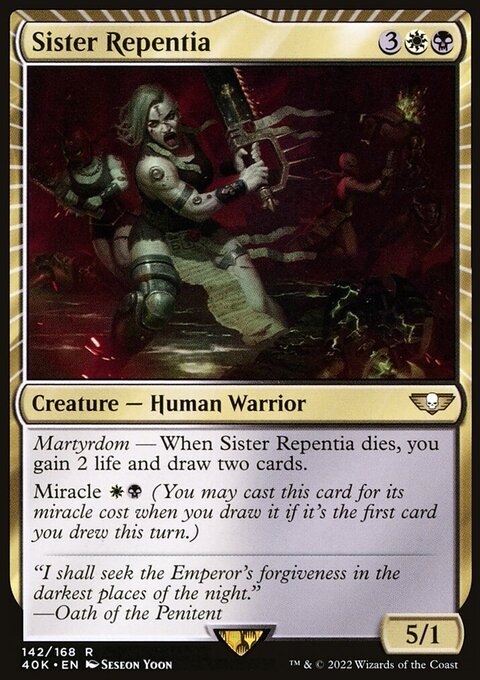 Sister Repentia (Surge Foil) [Warhammer 40,000]