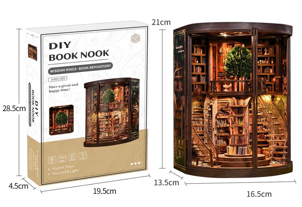 Wisdom Rings - Book Repository - DIY 3D Puzzle [AH01-005]