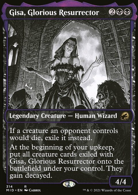 Gisa, Glorious Resurrector (Showcase Eternal Night) [Innistrad: Midnight Hunt]