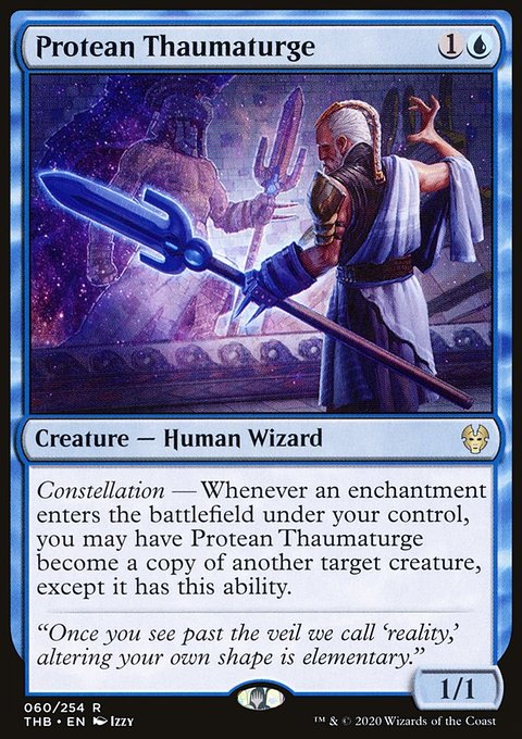 Protean Thaumaturge [Theros Beyond Death Prerelease Promos]