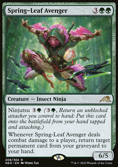 Spring-Leaf Avenger [Kamigawa: Neon Dynasty]