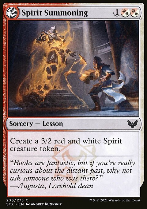 Spirit Summoning [Strixhaven: School of Mages]