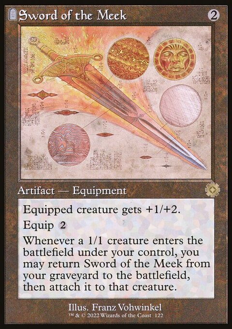 Sword of the Meek (Retro Schematic) [The Brothers' War Retro Artifacts]