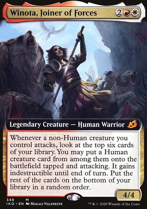 Winota, Joiner of Forces (Extended Art) [Ikoria: Lair of Behemoths]