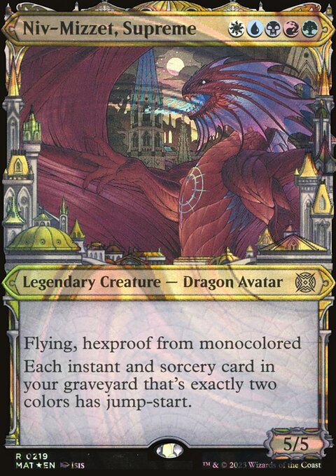 Niv-Mizzet, Supreme (Showcase Halo Foil) [March of the Machine: The Aftermath]