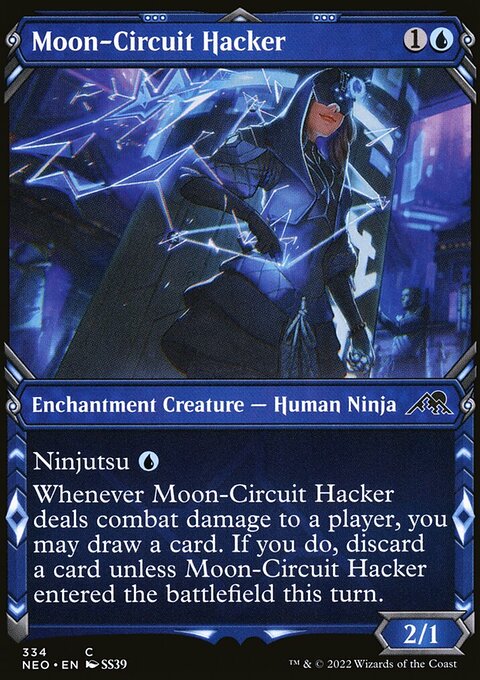 Moon-Circuit Hacker (Showcase Ninja) [Kamigawa: Neon Dynasty]