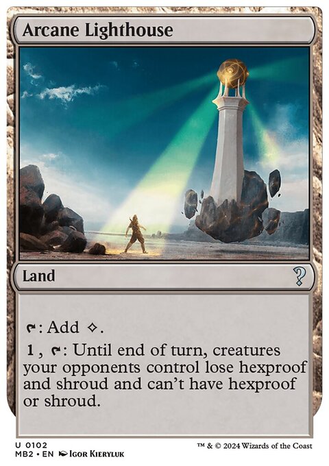 Arcane Lighthouse (White Border) [Mystery Booster 2]