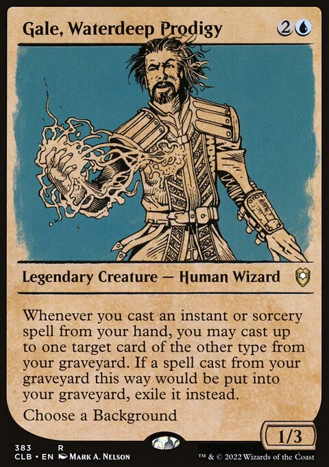 Gale, Waterdeep Prodigy (Showcase) [Commander Legends: Battle for Baldur's Gate]