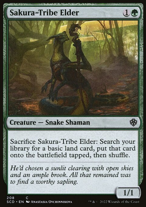 Sakura-Tribe Elder [Starter Commander Decks]