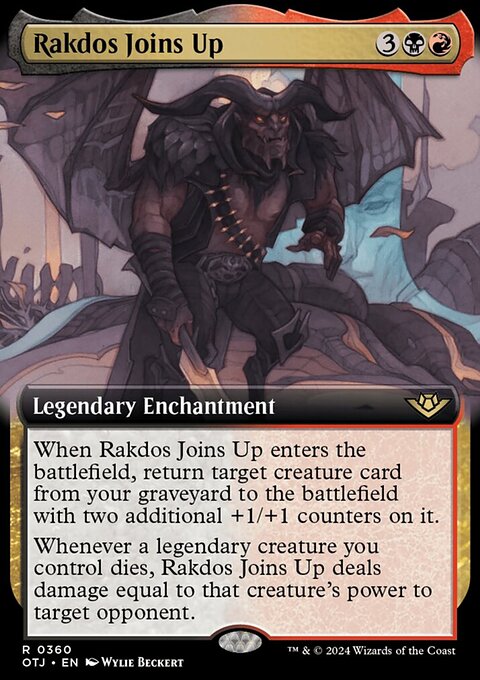 Rakdos Joins Up (Extended Art) [Outlaws of Thunder Junction]
