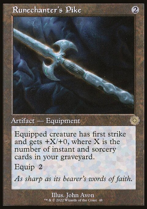 Runechanter's Pike (Retro) [The Brothers' War Retro Artifacts]