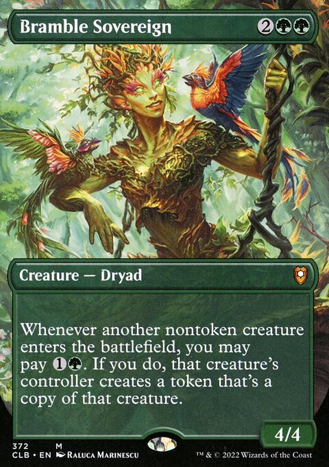 Bramble Sovereign (Borderless Alternate Art) [Commander Legends: Battle for Baldur's Gate]