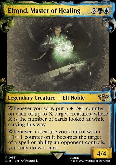 Elrond, Master of Healing [The Lord of the Rings: Tales of Middle-Earth Showcase Scrolls]