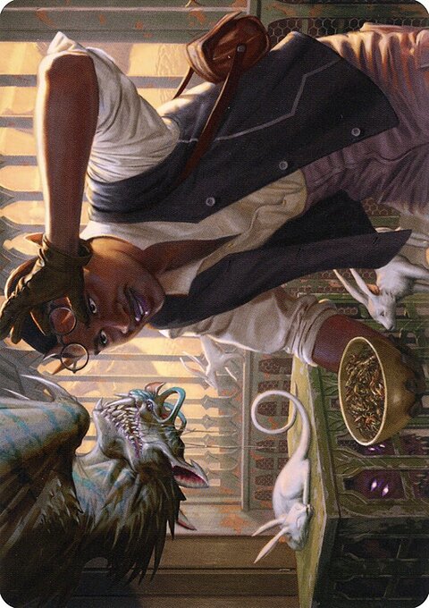 Bennie Bracks, Zoologist Art Card (Gold-Stamped Signature) [Streets of New Capenna Art Series]